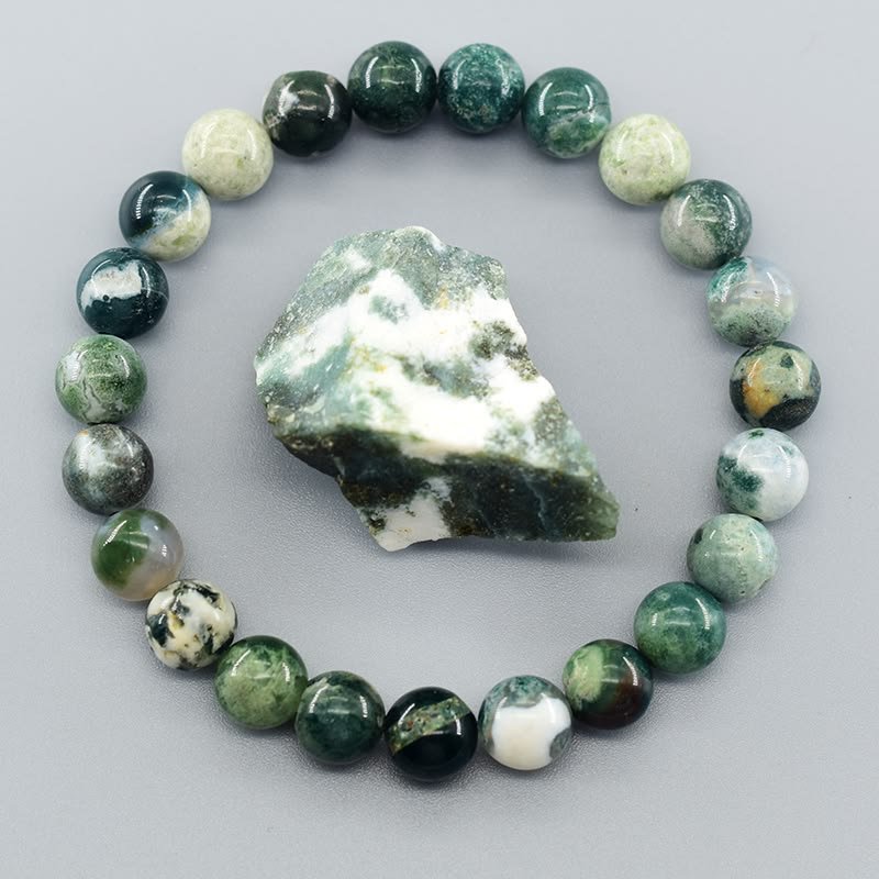 Natural Tree Agate Bracelet - Image 5