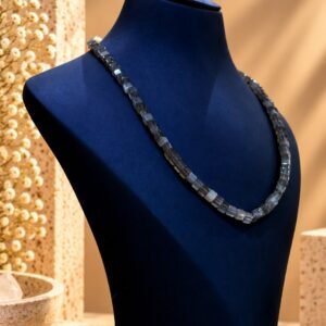 Gray Moon stone necklace