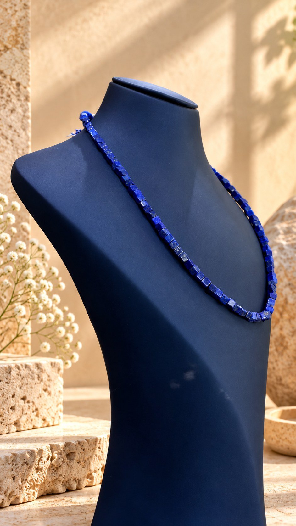 Pink Moon stone Necklace - Image 3