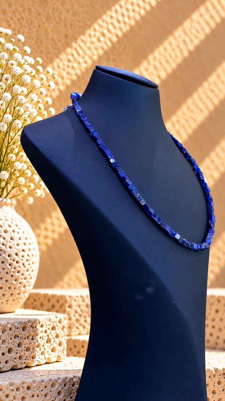 Pink Moon stone Necklace - Image 4