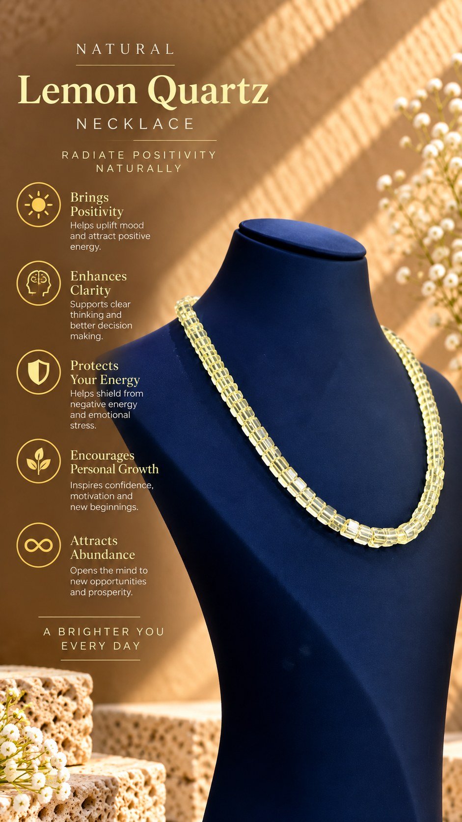 Lemon Quartz Necklaces - Image 2