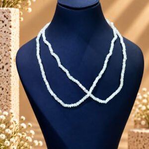 Moon stone Rainbow Necklace