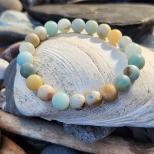 Natural Amazonite Gemstone Bracelet