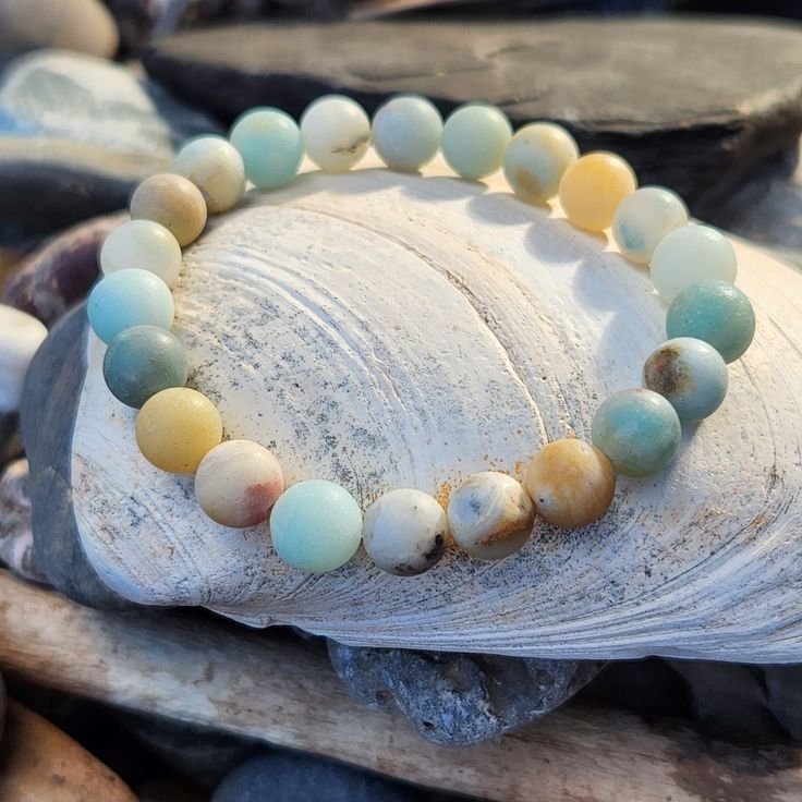 Natural Amazonite Gemstone Bracelet