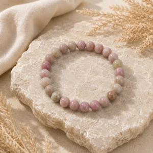 Rhodochrosite Gemstone Bracelet