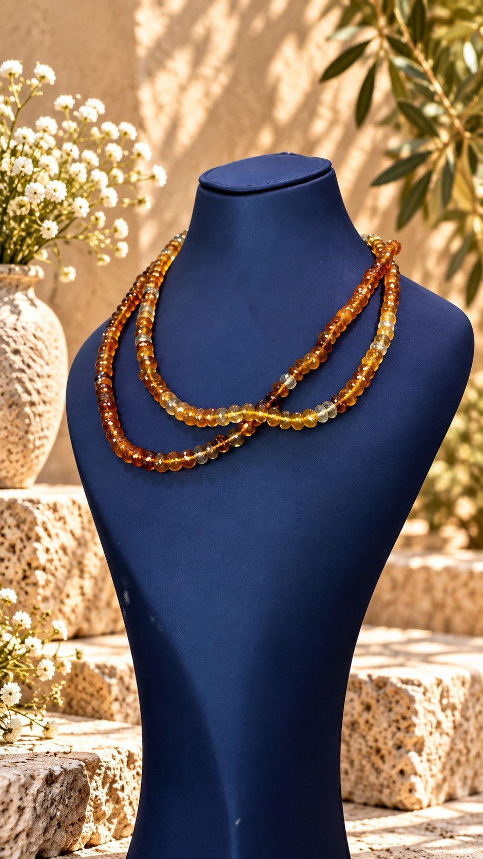 Yellow Calcite Necklaces