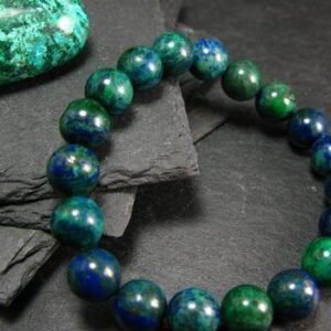 Natural Azurite Granite Bracelet